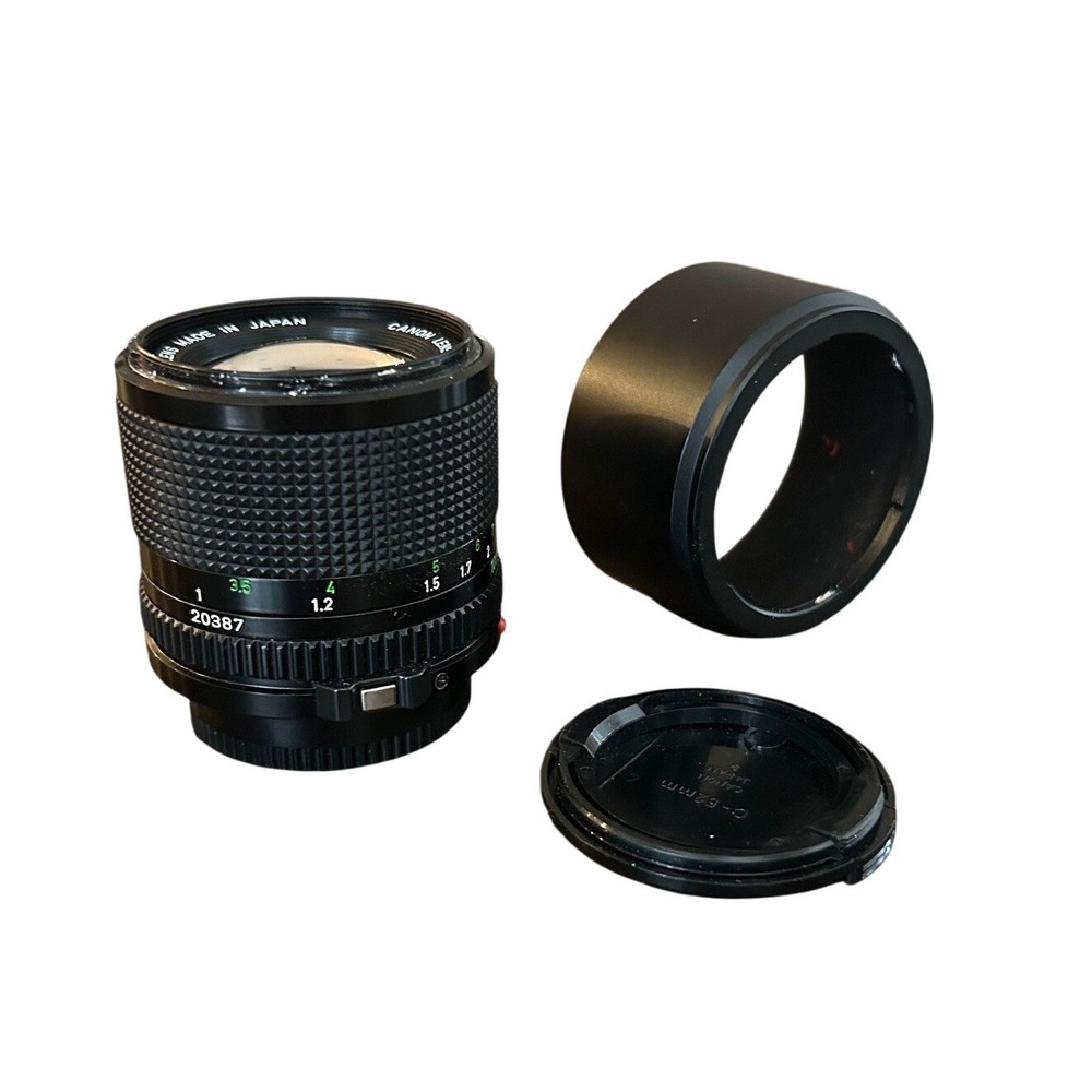 Canon BT-52 100mm F2.8 Manual Focus Lens for Canon FD Mount Hood Caps